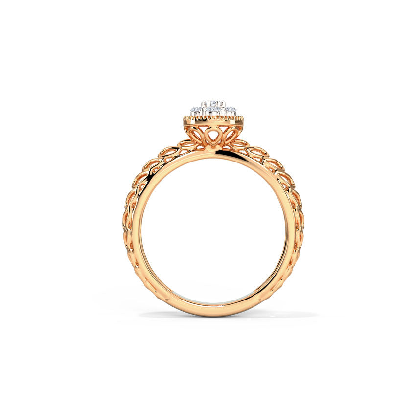 Cirque Mesh Diamond Ring
