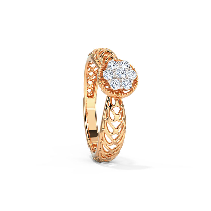 Cirque Mesh Diamond Ring