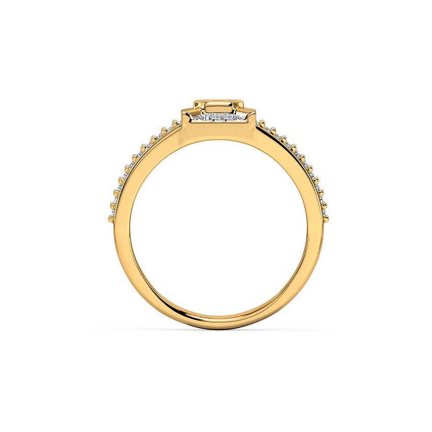 Strokes & Slash Diamond Ring for Men