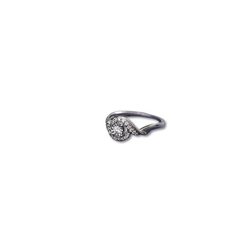 Spiral Illusion Diamond Ring