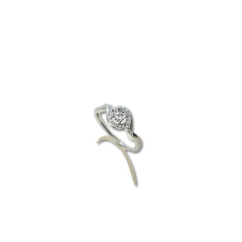 Spiral Illusion Diamond Ring