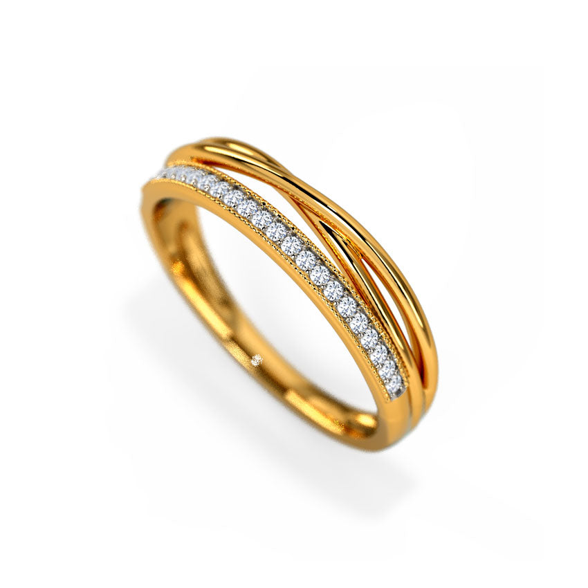 Mara Twist Diamond Band