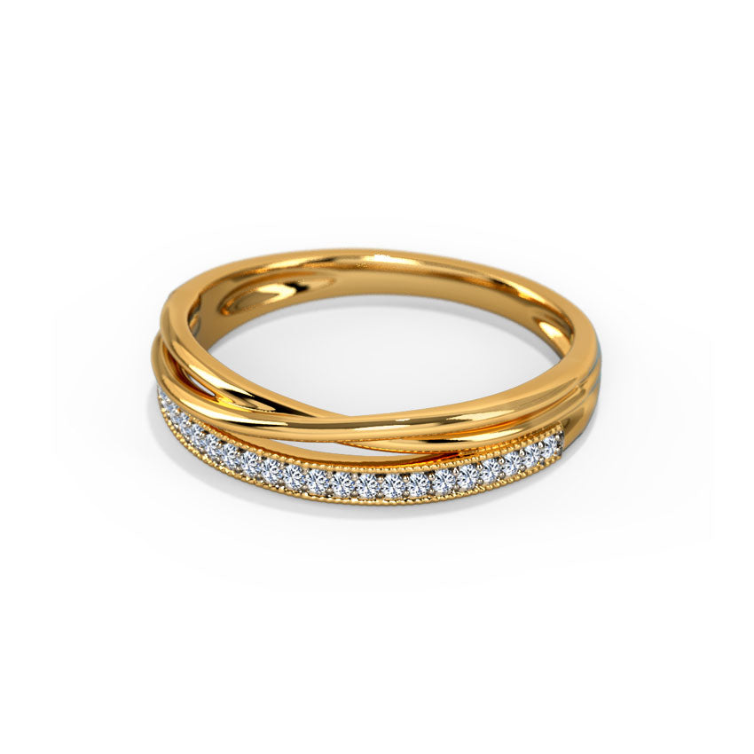 Mara Twist Diamond Band
