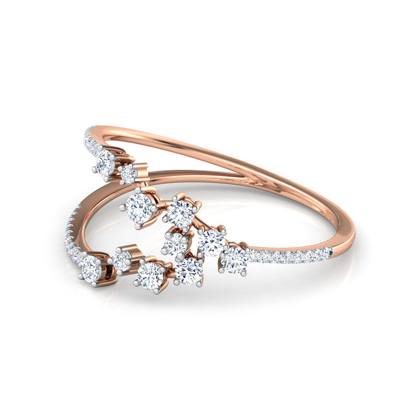 Voguish Cluster Diamond Ring