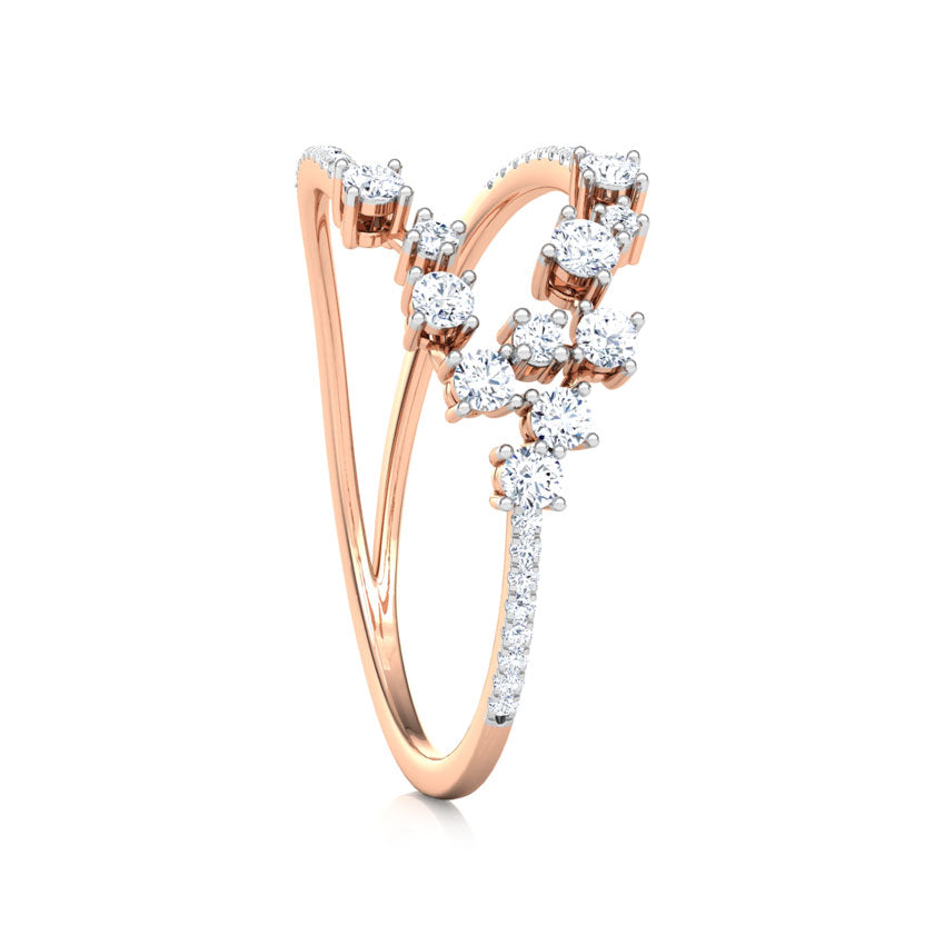 Voguish Cluster Diamond Ring