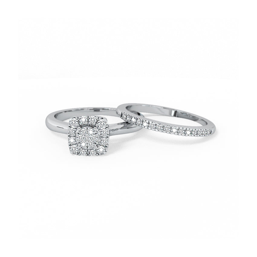Ancy's Bridal Band Set