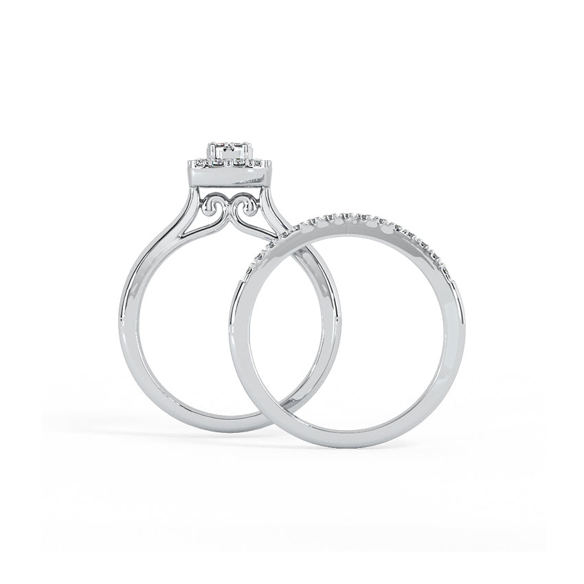 Ancy's Bridal Band Set