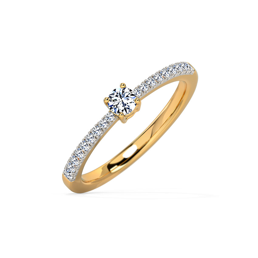 Linear Allure Diamond Ring