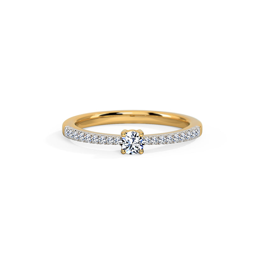Linear Allure Diamond Ring