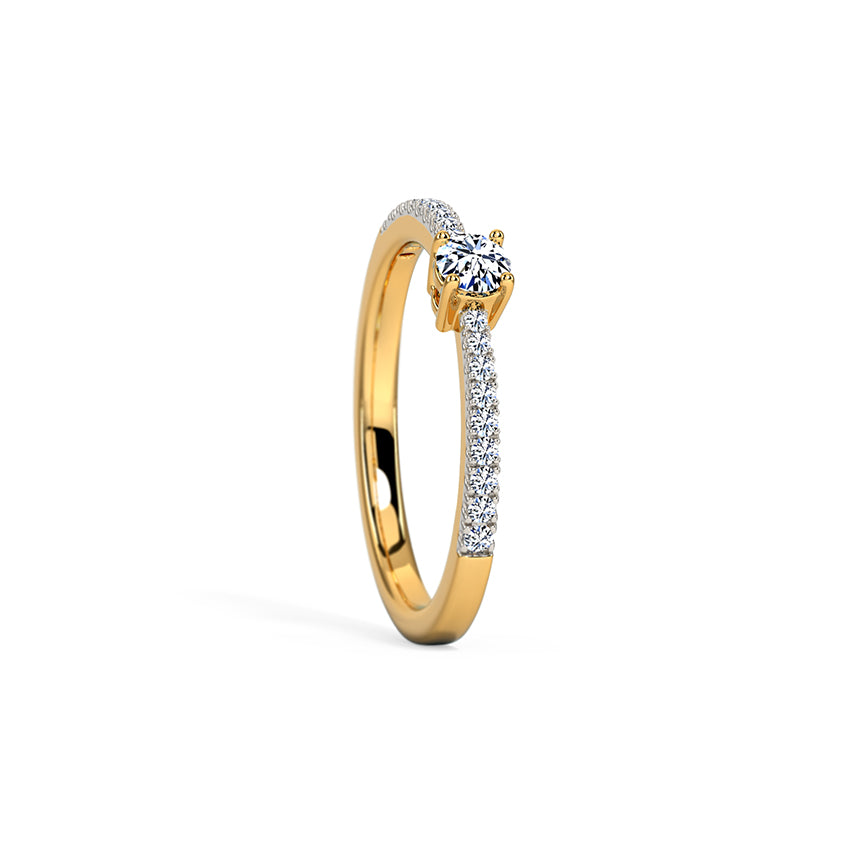 Linear Allure Diamond Ring