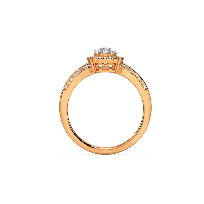 Radiant Linear Diamond Band