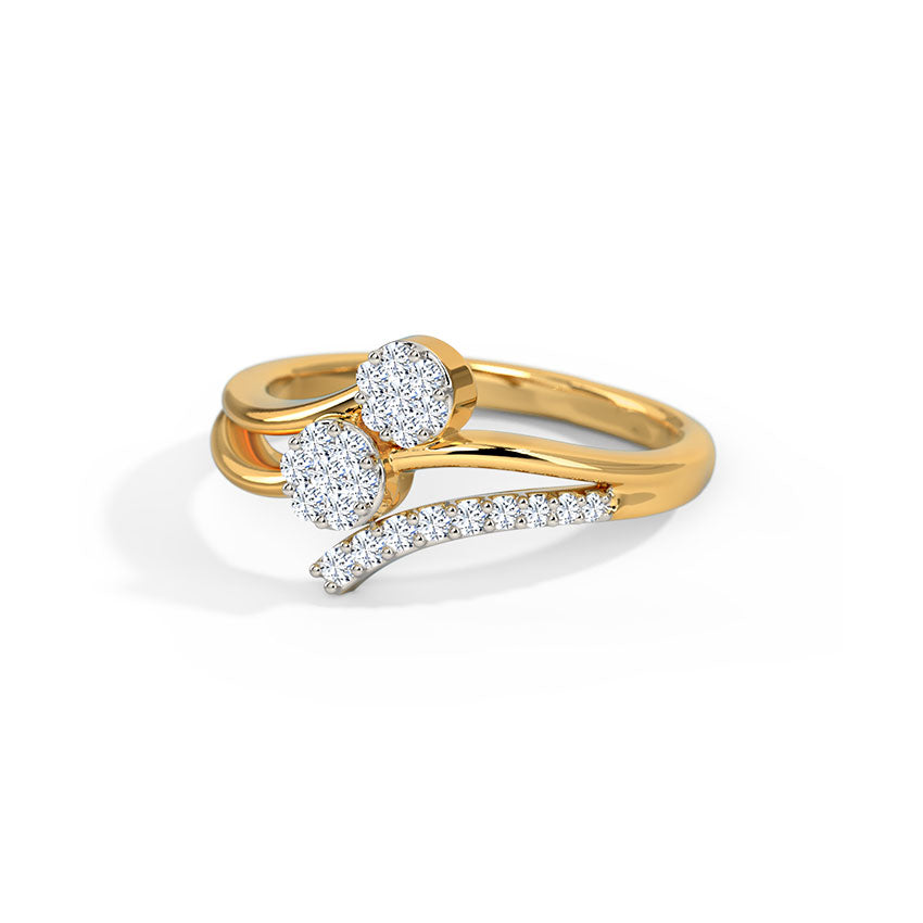 Cloned Cluster Diamond Ring