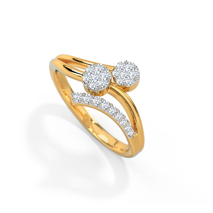 Cloned Cluster Diamond Ring