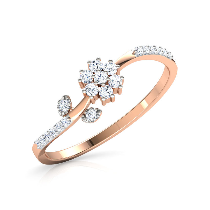 Florence Leaf Diamond Ring