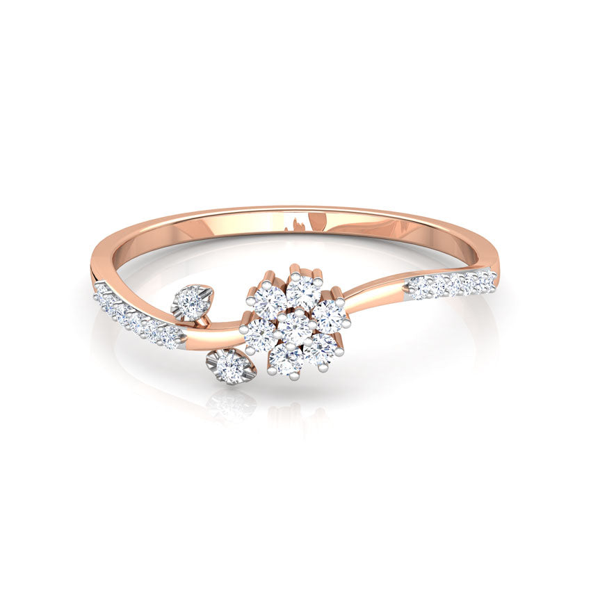 Florence Leaf Diamond Ring