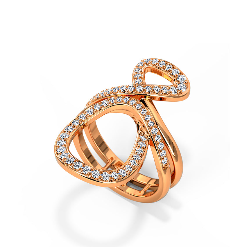 Poppy Curve Diamond Ring