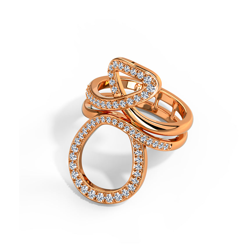 Poppy Curve Diamond Ring