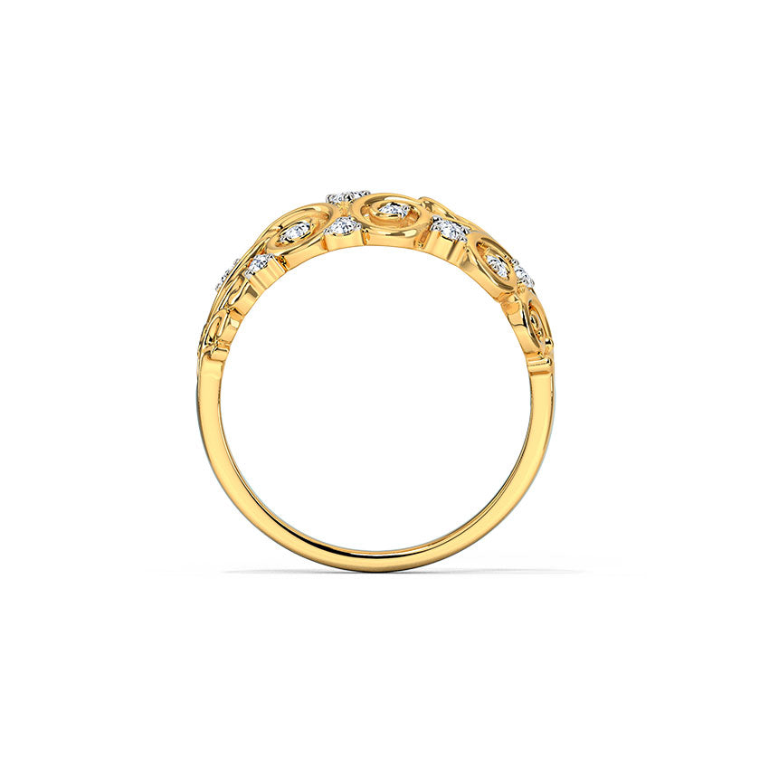 Hollie Swirl Diamond Band