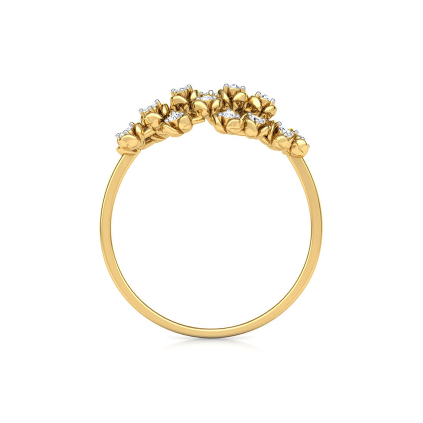 Blossom Cluster Diamond Ring