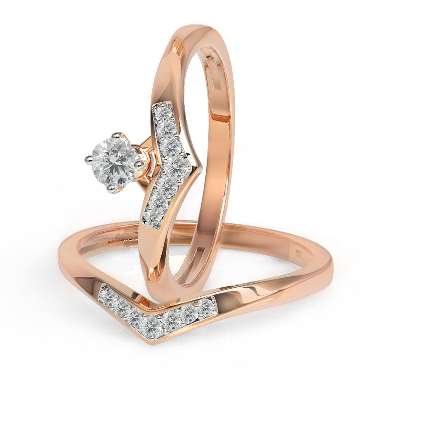 Edwin Twin Diamond Rings