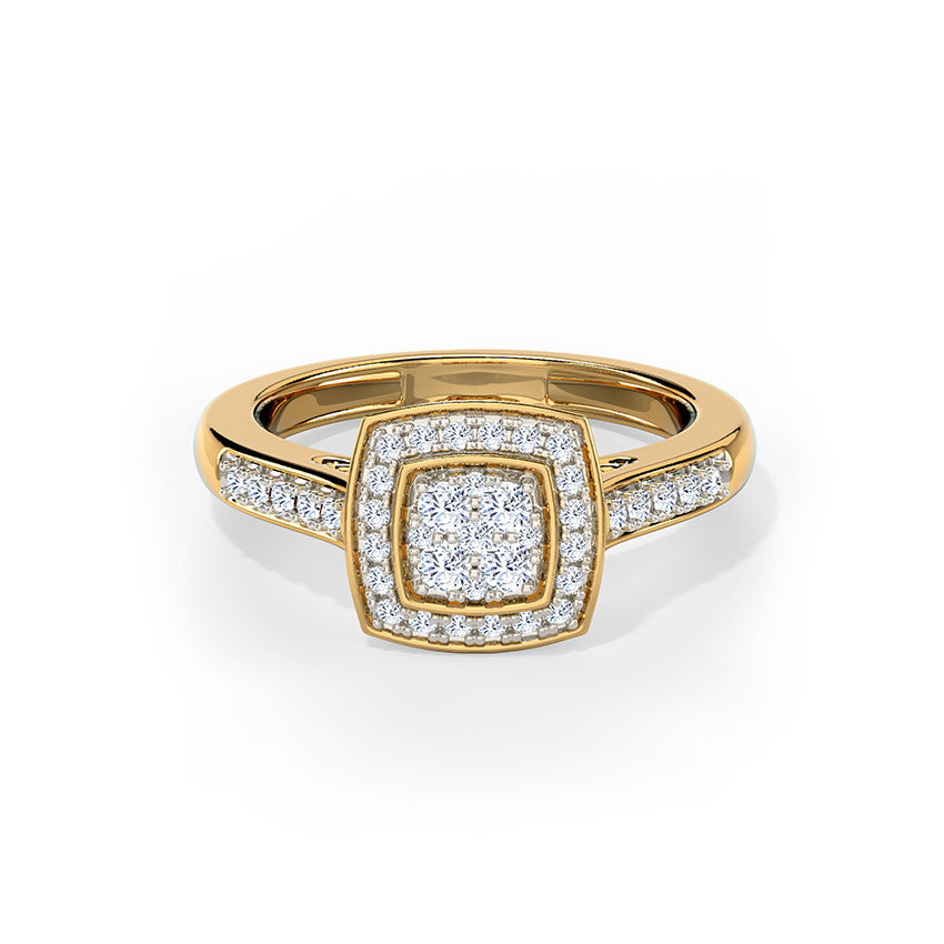 Glowing Adjustable Diamond Ring