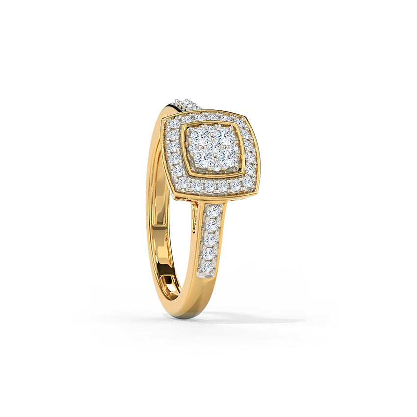 Glowing Adjustable Diamond Ring