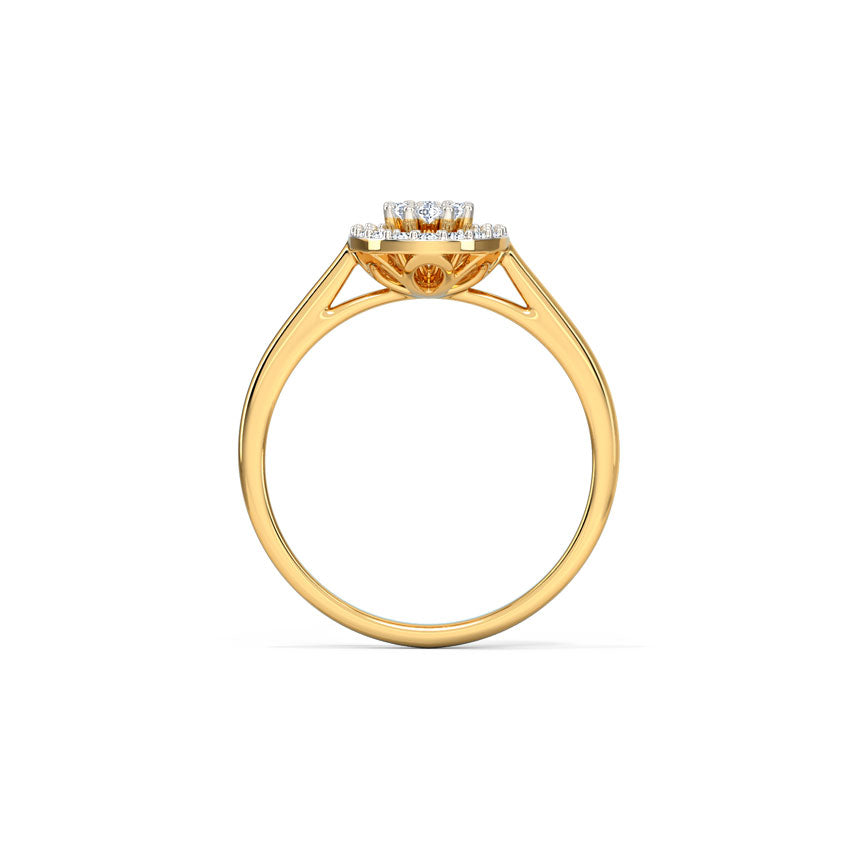 Miranda Oval Halo Diamond Ring