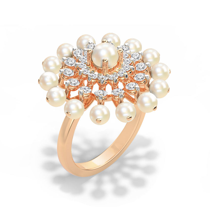 Coupé Pearl Ring