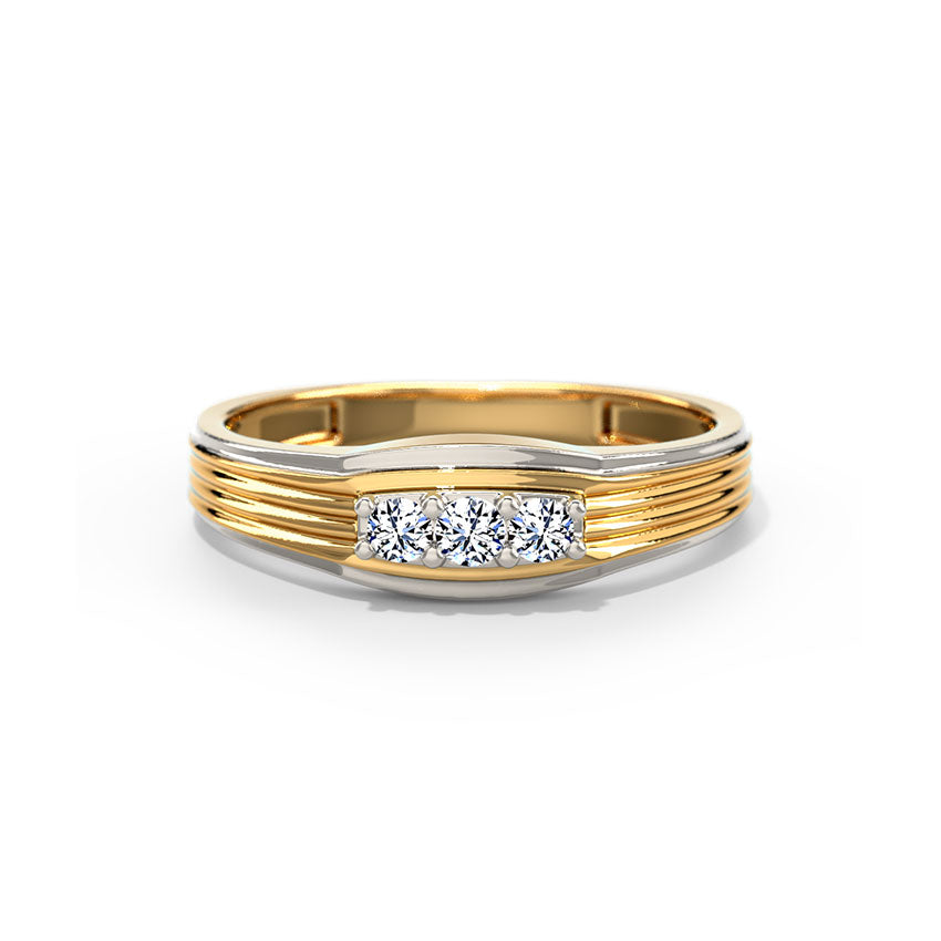 Sage Line Diamond Ring for Men