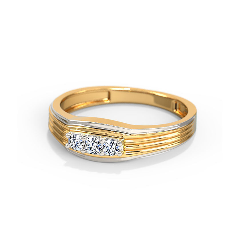 Sage Line Diamond Ring for Men