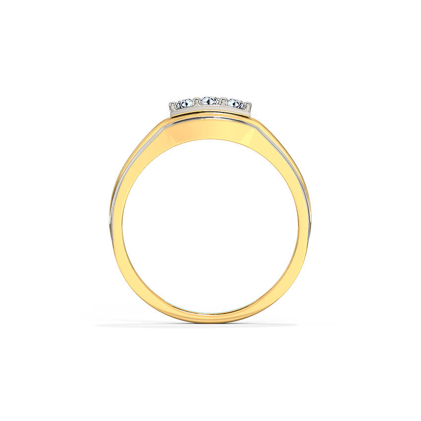 Sage Line Diamond Ring for Men