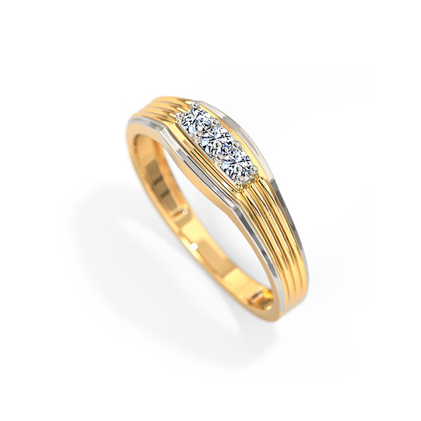 Sage Line Diamond Ring for Men