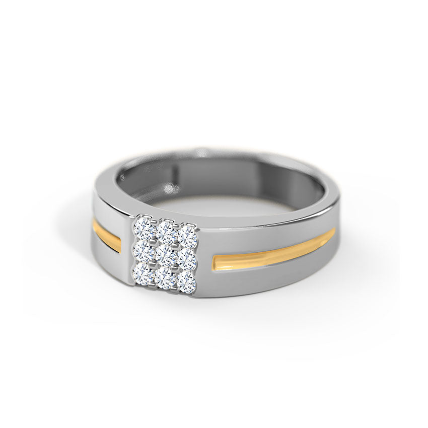 Euro Diamond Ring for Men