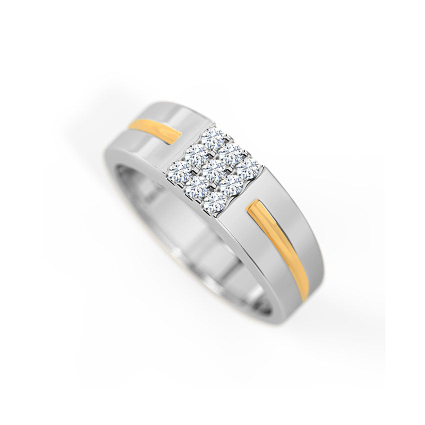 Euro Diamond Ring for Men