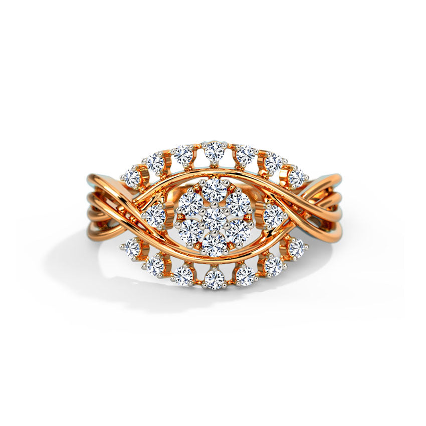 Scarlet Sparkling Diamond Ring