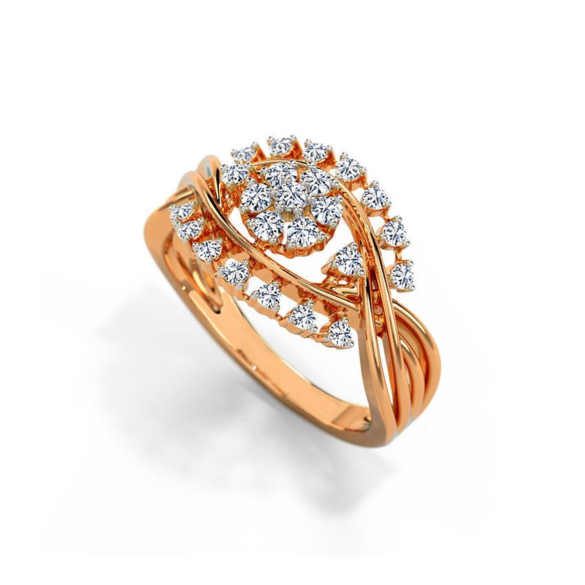 Scarlet Sparkling Diamond Ring