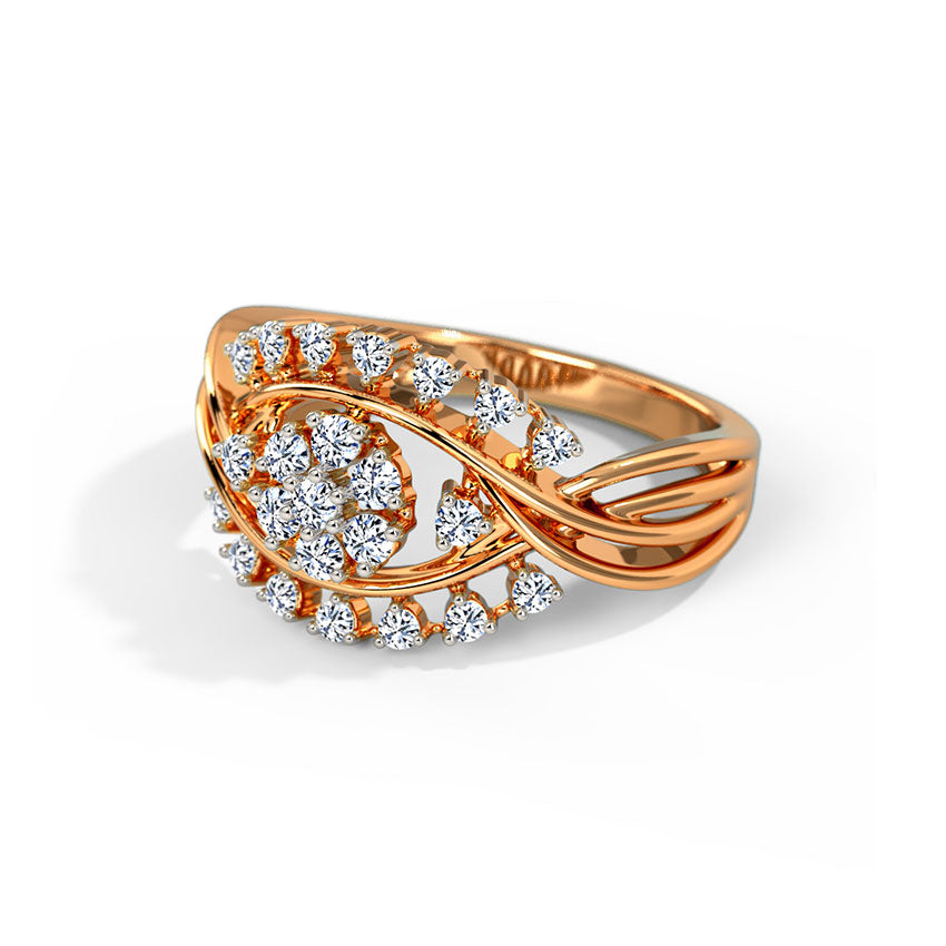 Scarlet Sparkling Diamond Ring