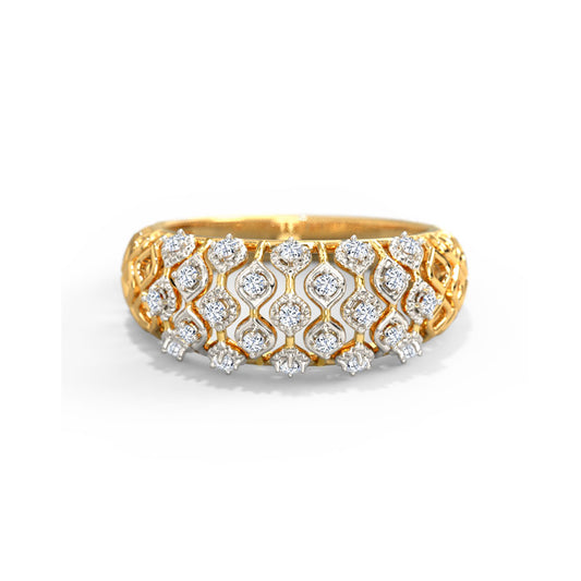 Mira Mesh Diamond Band