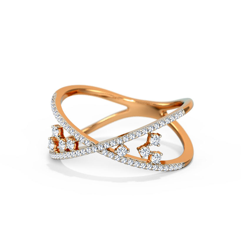 Chic Cluster Diamond Ring