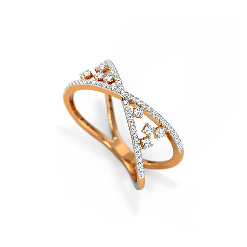 Chic Cluster Diamond Ring