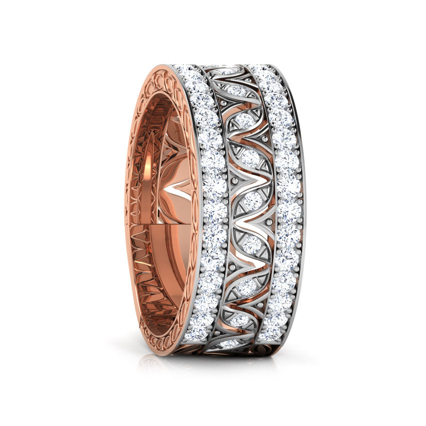 Glorious Wave Diamond Band
