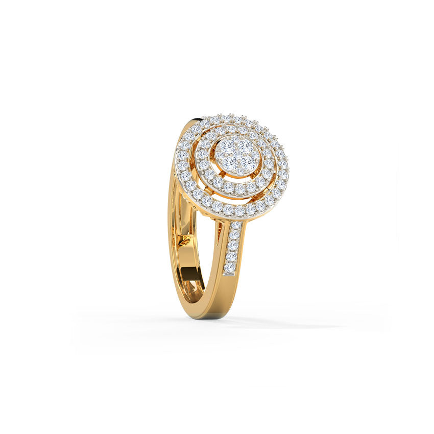 Halo Duo Adjustable Diamond Ring