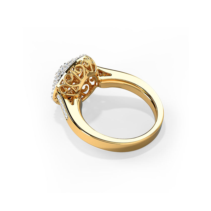 Halo Duo Adjustable Diamond Ring