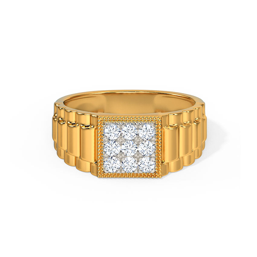 Aadil Diamond Ring for Men