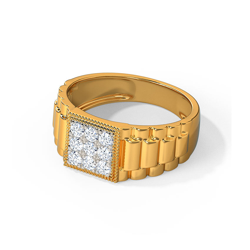 Aadil Diamond Ring for Men