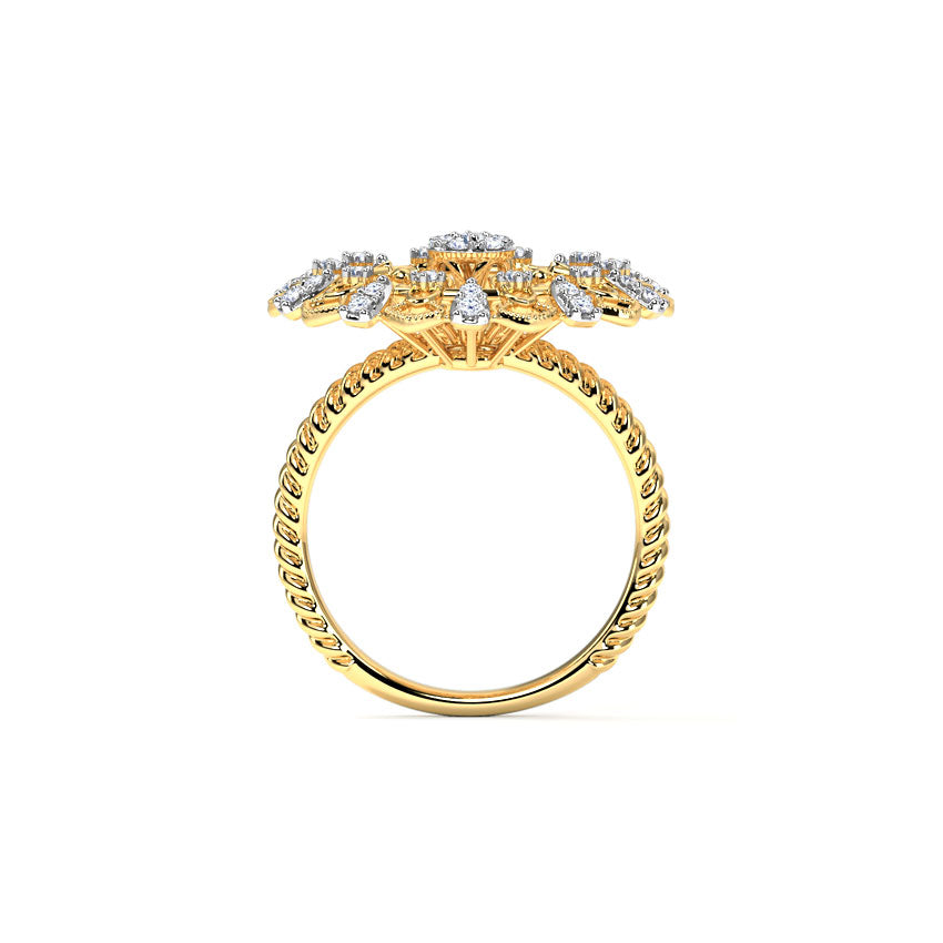 Malena Curve Diamond Ring