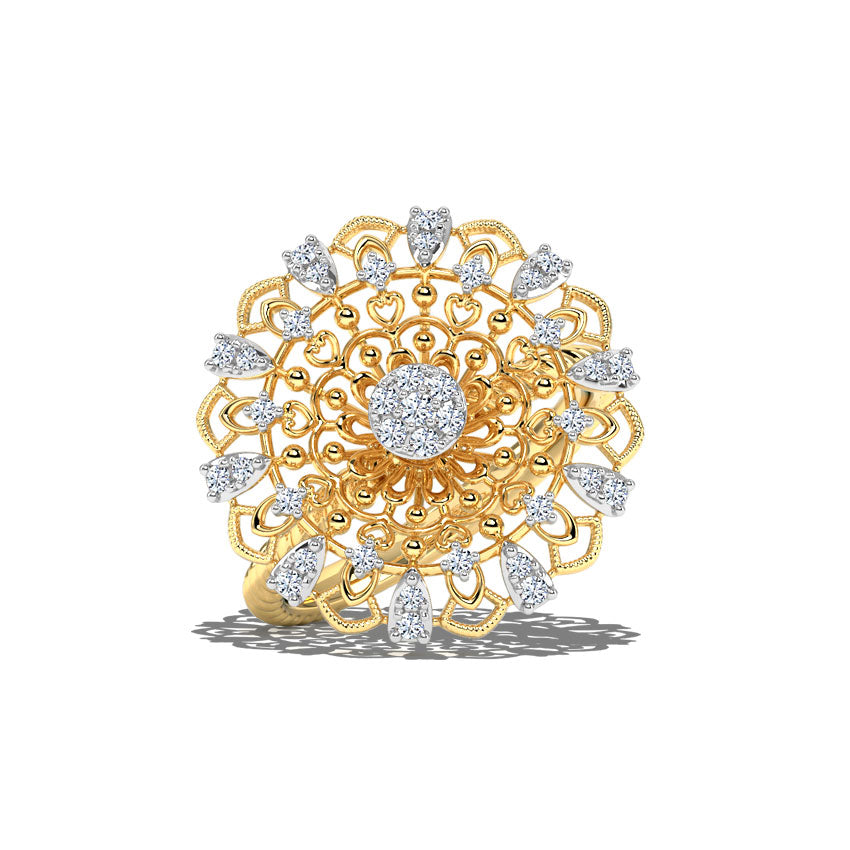 Malena Curve Diamond Ring