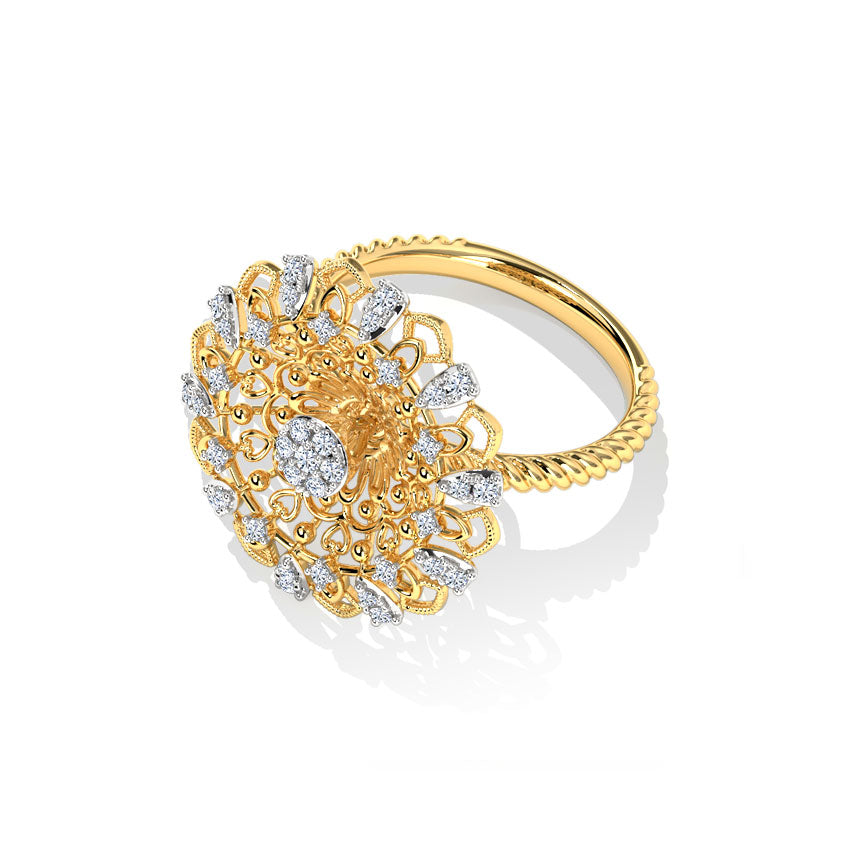 Malena Curve Diamond Ring