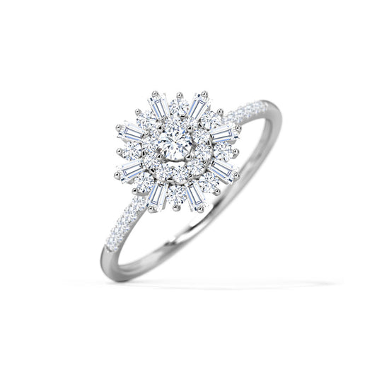 Emma Floral Diamond Ring