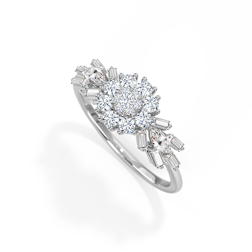 Kylie Blossom Diamond Ring